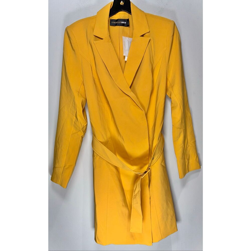New York & Company Gabrielle Union Yellow Jacket size Medium